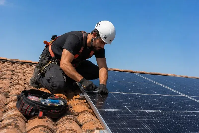 Maintenance et monitoring de panneaux solaires à Usclas-d'Hérault